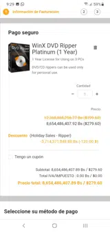 HOLIDAYSALES coupon verification screenshot