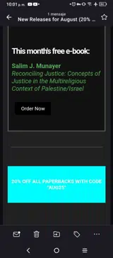 AUG25 coupon verification screenshot