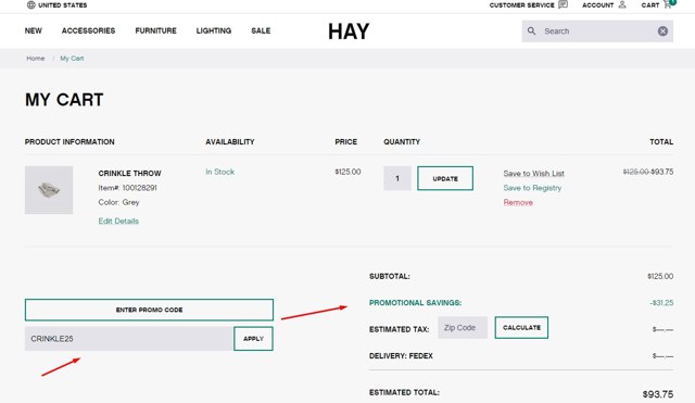Wirecutter checkout page showing Wirecutter promo code box | Screenshot taken by SimplyCodes community member on May 7, 2020