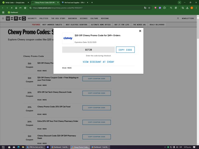 WIRED checkout page showing WIRED promo code box | Screenshot taken by SimplyCodes community member on Sep 5, 2025