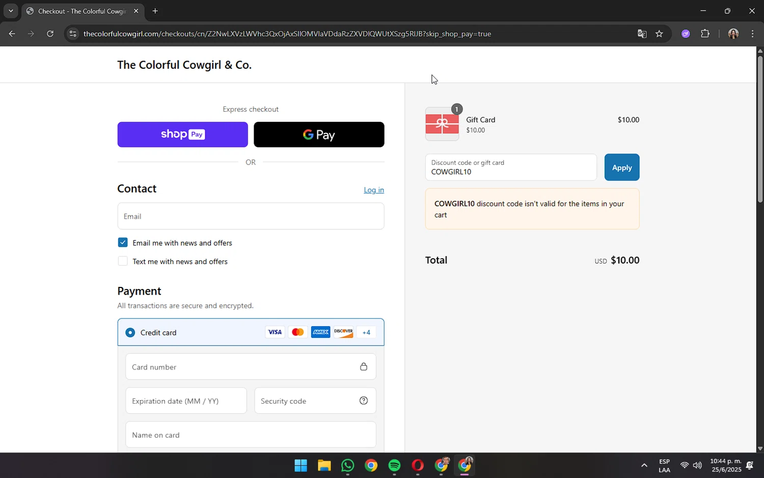 Wired Ebikes checkout page showing Wired Ebikes discount code box | Screenshot taken by SimplyCodes community member on Jun 26, 2025