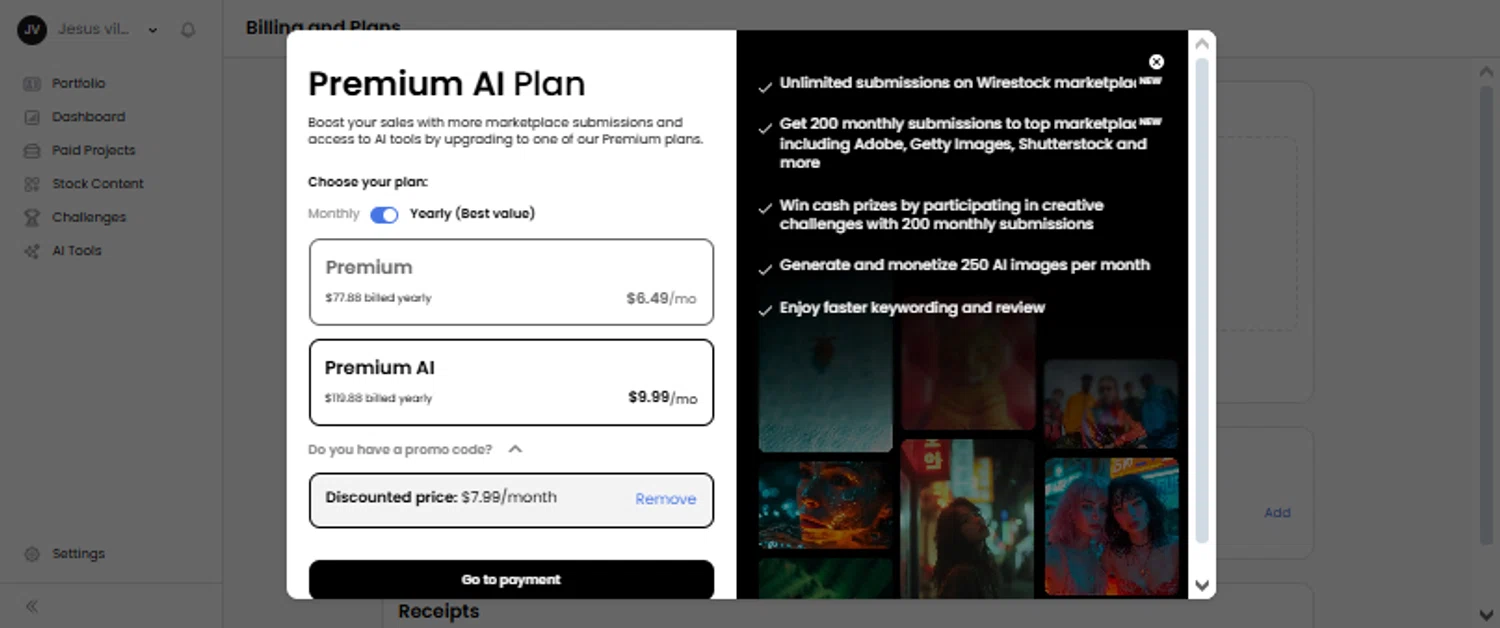 Wirestock promo code screenshot showing code MATT20 applied at Wirestock checkout page. Uploaded by SimplyCodes community member TraxoGamer on Dec 31, 2025