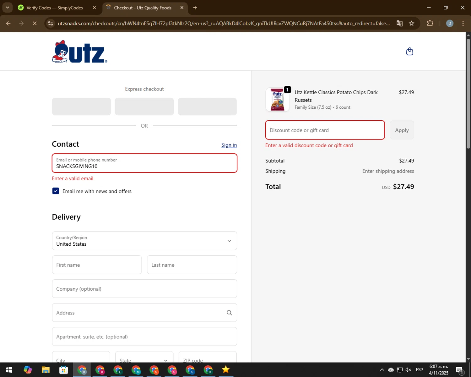 Wirestock promo code screenshot showing code SKRABA20 applied at Wirestock checkout page. Uploaded by SimplyCodes community member 000012 on Nov 4, 2025