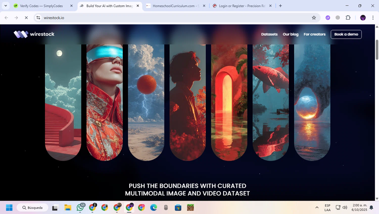 Wirestock promo code screenshot showing code MAKING20 applied at Wirestock checkout page. Uploaded by SimplyCodes community member GloriousGuardian9063 on Oct 6, 2025