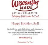 Birthday2024 coupon verification screenshot