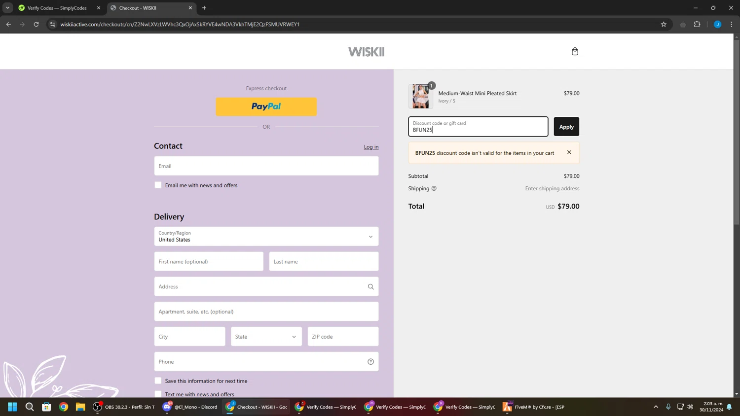 how to use WISKII Active coupons