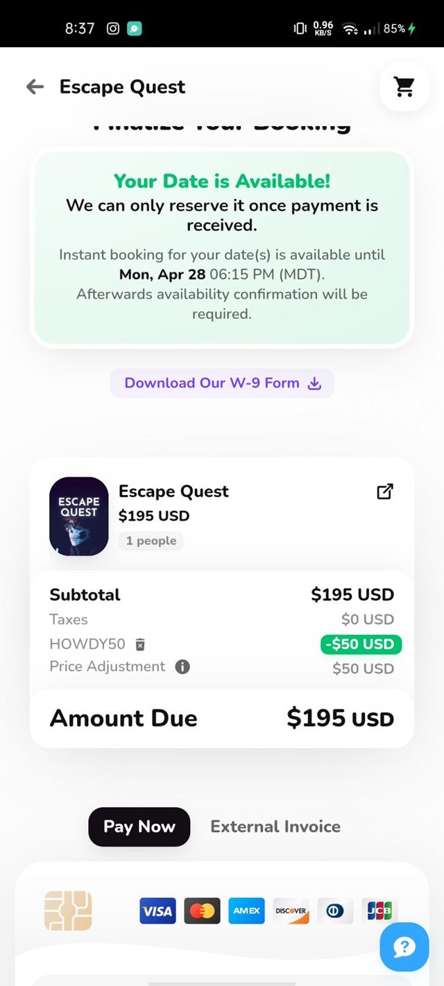 Confetti checkout page showing Confetti promo code box | Screenshot taken by SimplyCodes community member on Apr 25, 2025