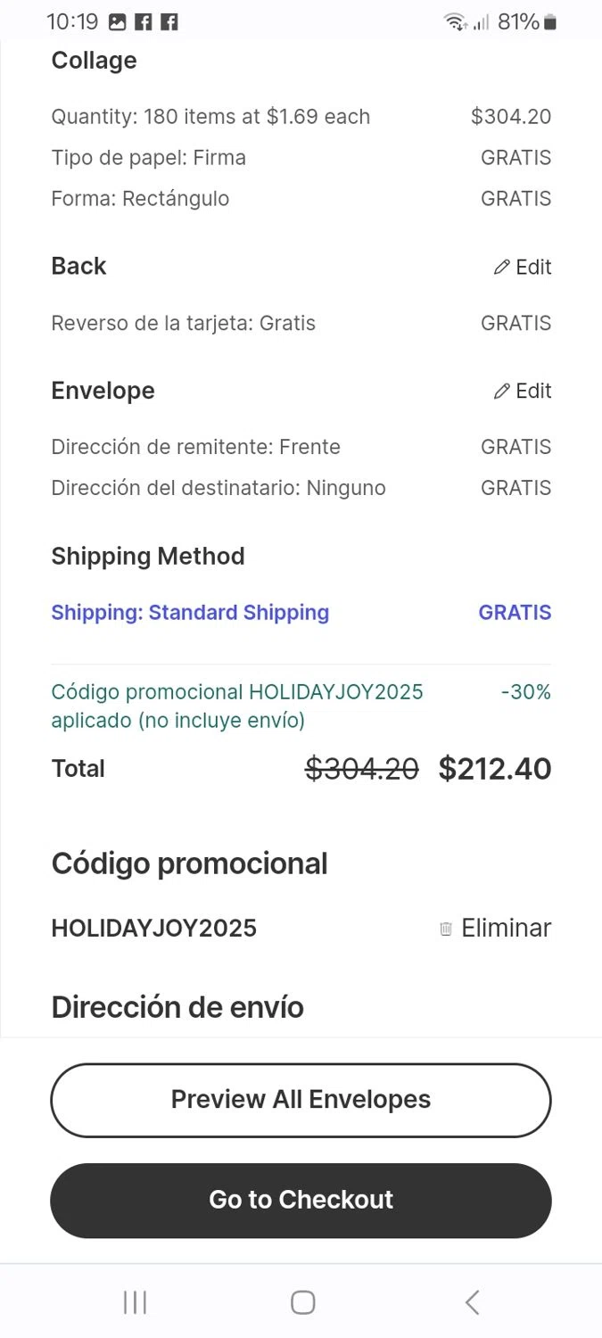 With Joy promo code screenshot showing code HOLIDAYJOY2025 applied at With Joy checkout page. Uploaded by SimplyCodes community member ScanMaverick9378 on Dec 12, 2025