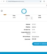 HEALTHY coupon verification screenshot