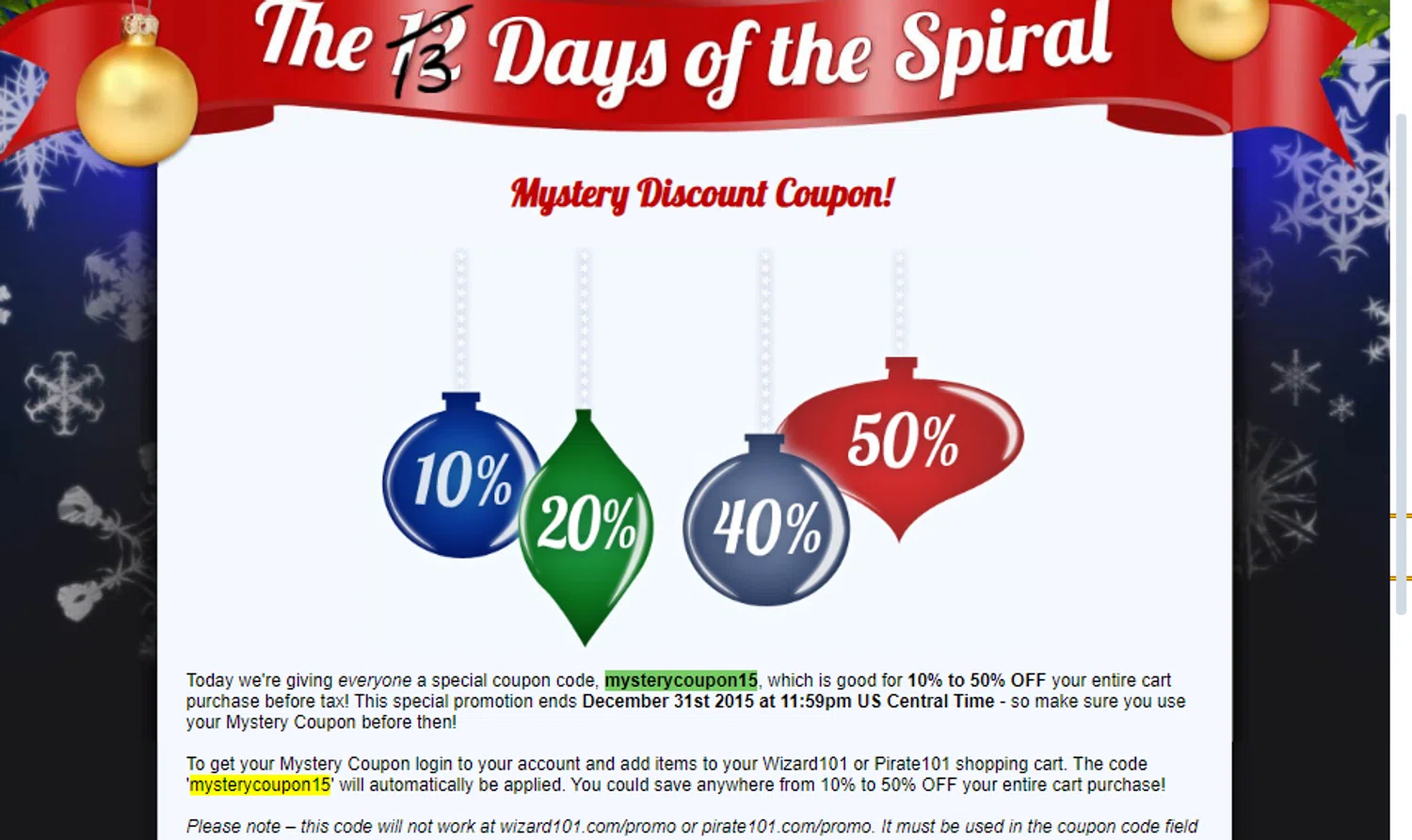 Wizard101 Coupon Codes 15 off Coupons in August 2024 SimplyCodes