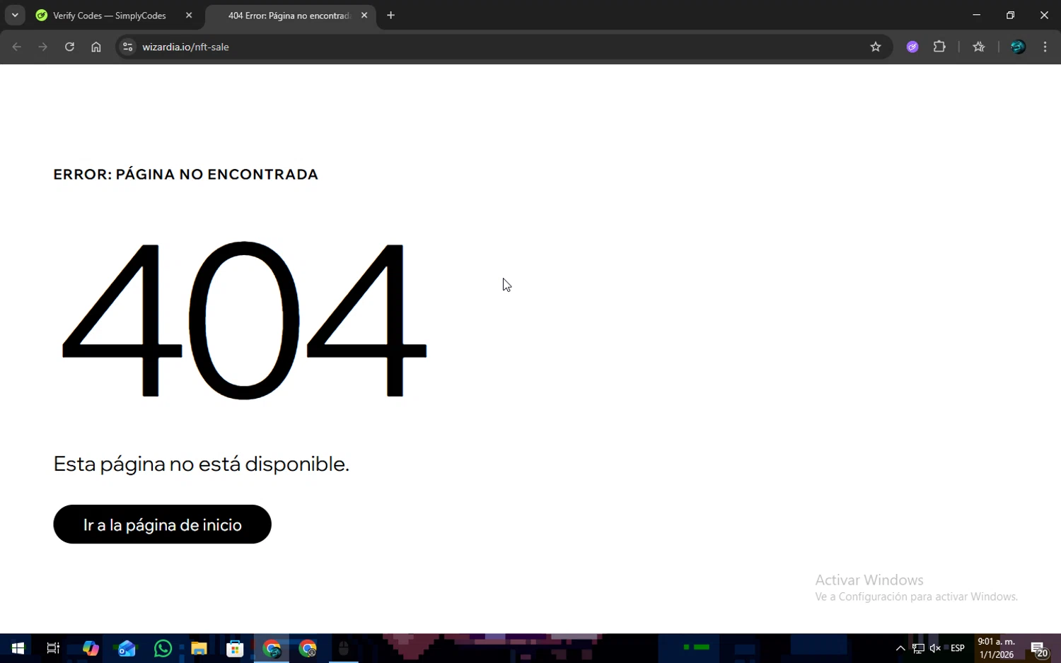 Wizardia promo code screenshot showing code 3iwlflamkp applied at Wizardia checkout page. Uploaded by SimplyCodes community member SOPACONPAN on Jan 1, 2026