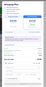 CONCORDIAVIP coupon verification screenshot
