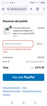 CL07 coupon verification screenshot