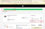welcome coupon verification screenshot