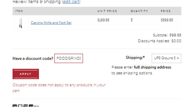 Wolf Gourmet checkout page showing Wolf Gourmet discount code box | Screenshot taken by SimplyCodes community member on Jul 30, 2024