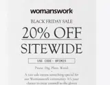 Womanswork coupon verification screenshot