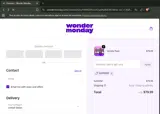Wonder Monday coupon verification screenshot