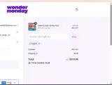 Wonder Monday coupon verification screenshot