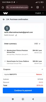 Mafcpt5 coupon verification screenshot