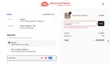 WELCOME coupon verification screenshot