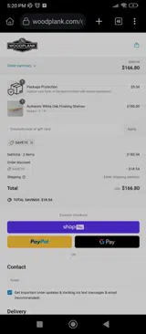SAVE10 coupon verification screenshot