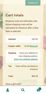 Wood Prairie Family Farm coupon verification screenshot