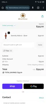 FB10 coupon verification screenshot