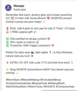 Wooeye coupon verification screenshot