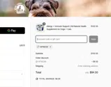 Woof Creek coupon verification screenshot