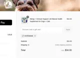 Woof Creek coupon verification screenshot