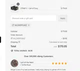 WLCM5PP24XZ coupon verification screenshot