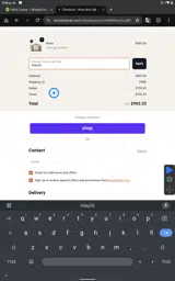 Vday26 coupon verification screenshot