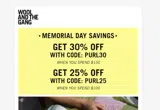 PURL25 coupon verification screenshot