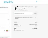 WELCOME52 coupon verification screenshot