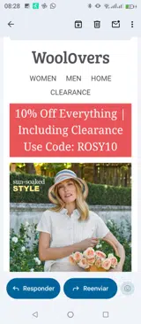 ROSY10 coupon verification screenshot