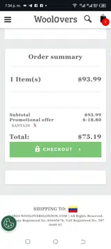 SANTA20 coupon verification screenshot