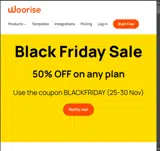 BLACKFRIDAY coupon verification screenshot