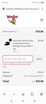 20%OFF coupon verification screenshot