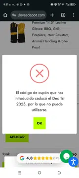 BFCM20 coupon verification screenshot