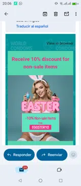 Eggster10 coupon verification screenshot