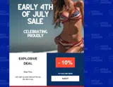 4july coupon verification screenshot