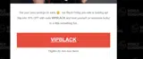 VIPBLACK coupon verification screenshot