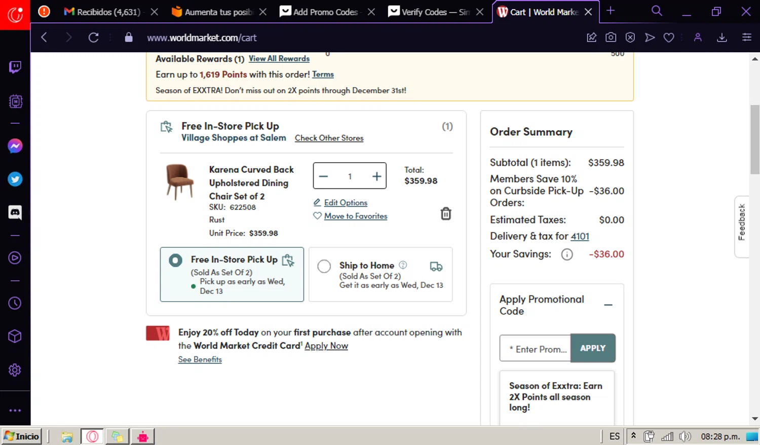 Cost Plus World Market Promo Codes 25 Off 12 2023