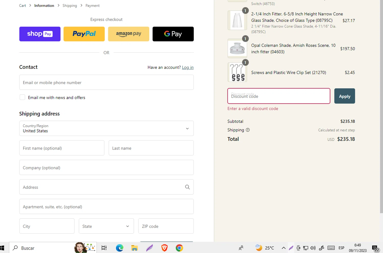 World of Hyatt checkout page showing World of Hyatt promo code box | Screenshot taken by SimplyCodes community member on Nov 16, 2023