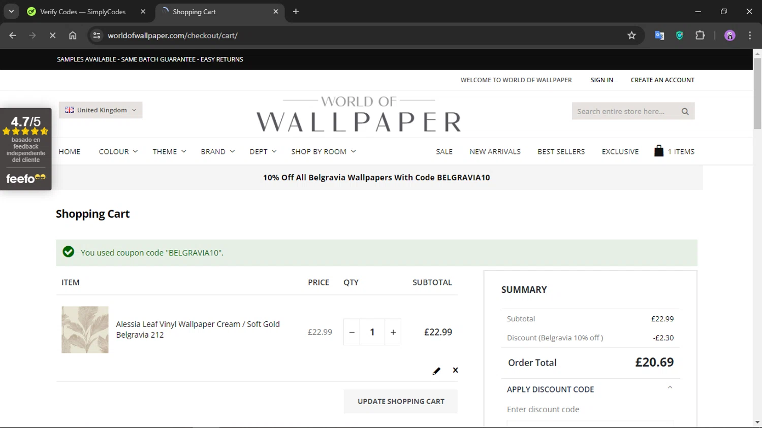 World of Wallpaper Discount Codes 10 Off September 2024