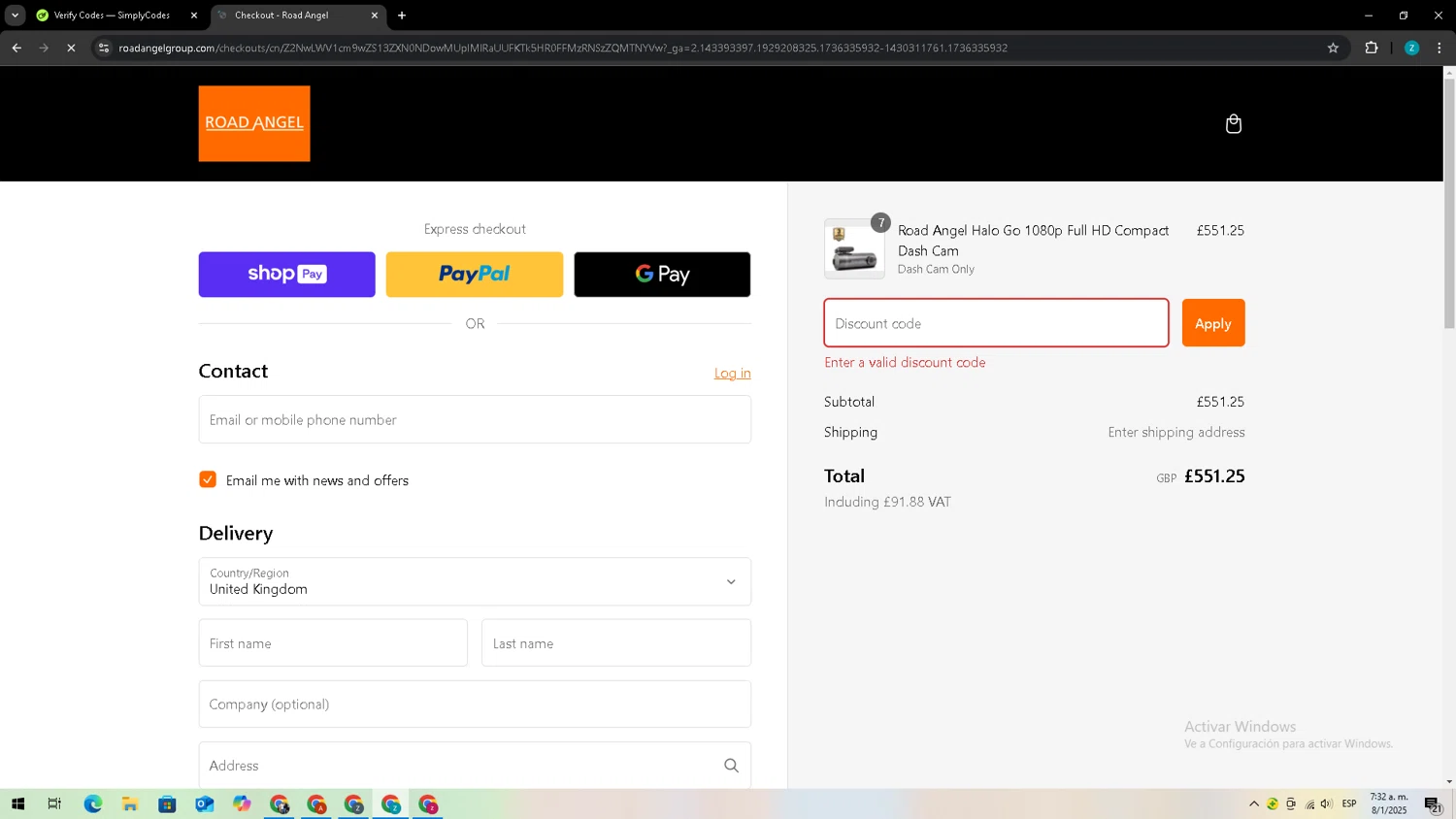 WorldRemit checkout page showing WorldRemit promo code box | Screenshot taken by SimplyCodes community member on Jan 8, 2025