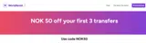 WorldRemit coupon verification screenshot