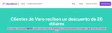 Coupon verification screenshot
