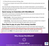 WorldRemit coupon verification screenshot