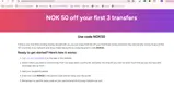 WorldRemit coupon verification screenshot